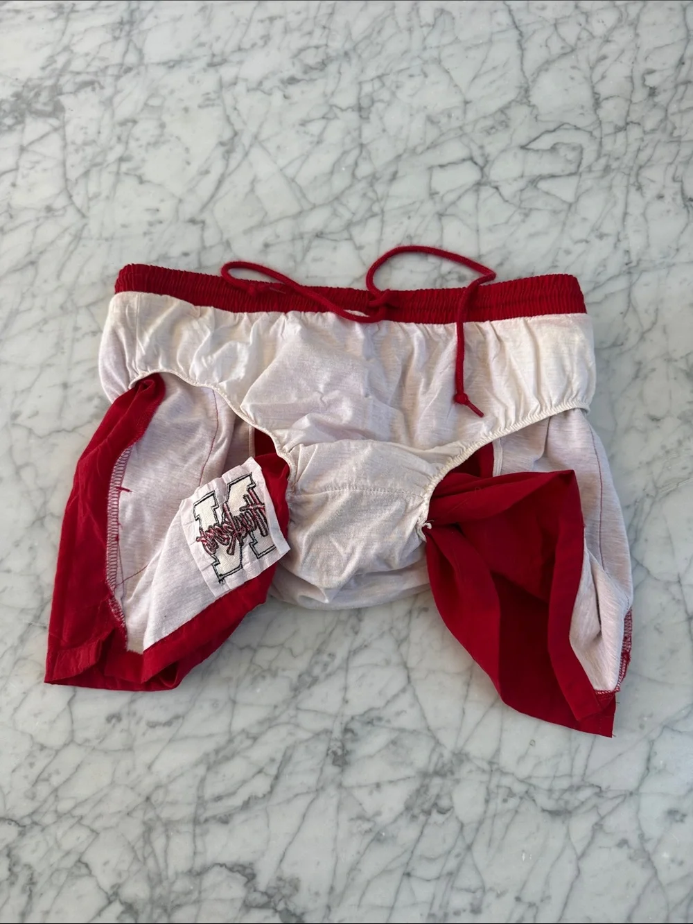 Vintage Wilson Nebraska Huskers Shorts Men's L Red